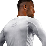 Hayabusa Arrow Ranked Langarm Rashguard - Weiß