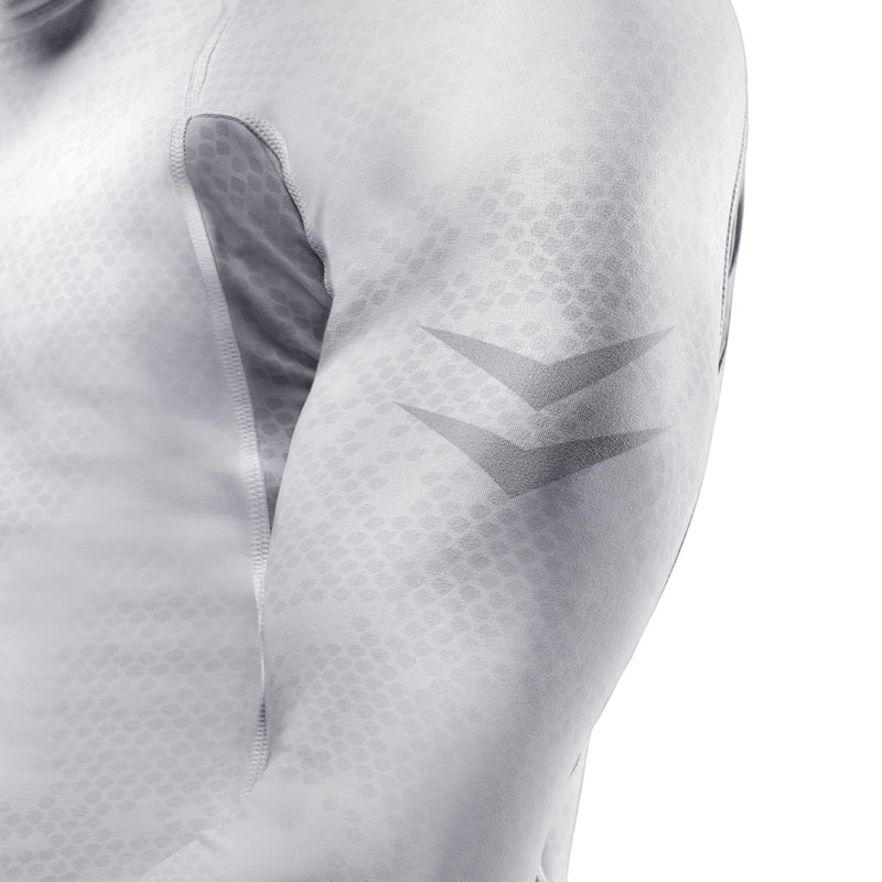 Hayabusa Arrow Ranked Langarm Rashguard - Weiß