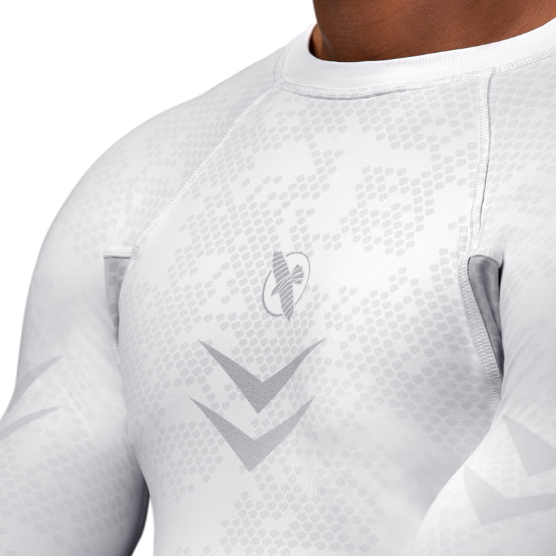 Hayabusa Arrow Ranked Kurzarm Rashguard - Weiß