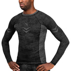 Hayabusa Arrow Ranked Langarm Rashguard - Schwarz