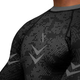 Hayabusa Arrow Ranked Kurzarm Rashguard - Schwarz