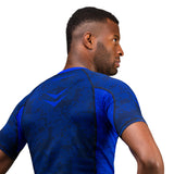 Hayabusa Arrow Ranked Kurzarm Rashguard - Blau