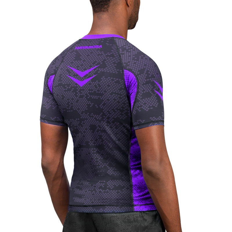 Hayabusa Arrow Ranked Kurzarm Rashguard - Lila