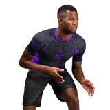 Hayabusa Arrow Ranked Kurzarm Rashguard - Lila