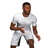 Hayabusa Arrow Ranked Kurzarm Rashguard - Weiß