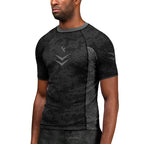 Hayabusa Arrow Ranked Kurzarm Rashguard - Schwarz