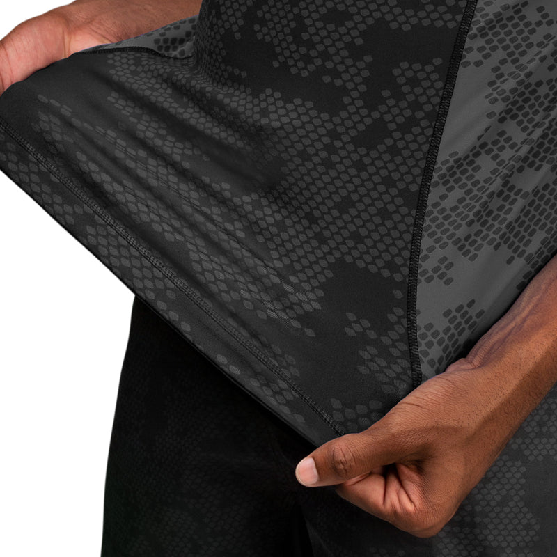 Hayabusa Arrow Ranked Kurzarm Rashguard - Schwarz