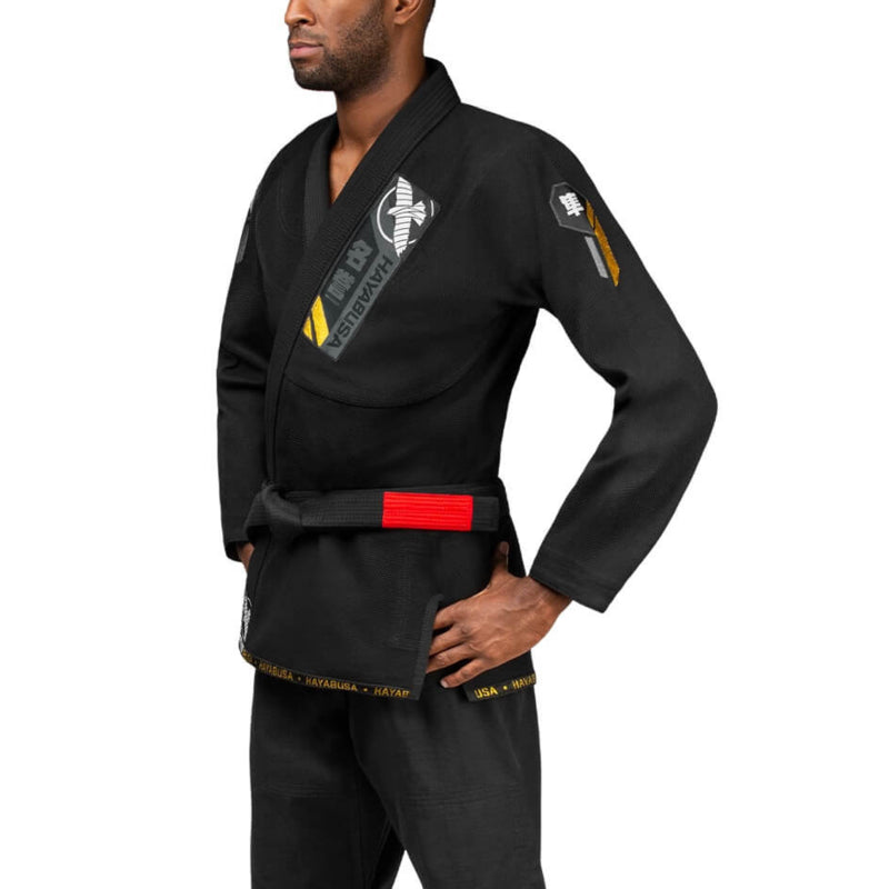 Hayabusa Ascend Lightweight Jiu Jitsu Gi - Schwarz