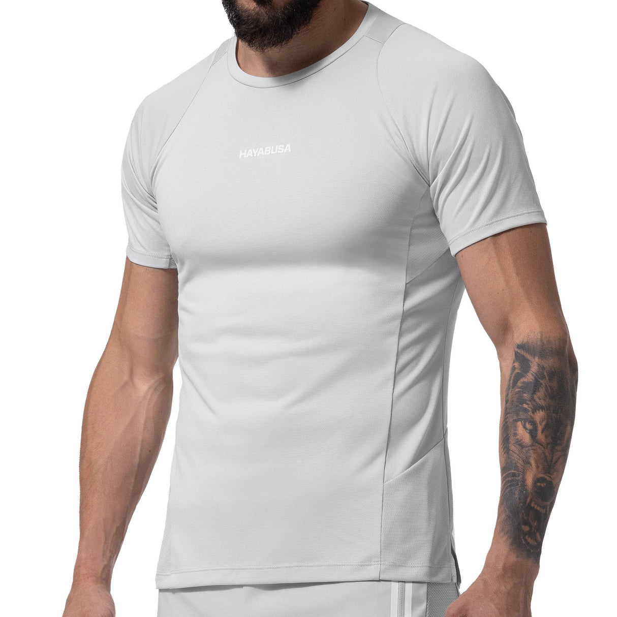 Hayabusa Athletic Leichtgewicht Trainingsshirt - Herren - Hellgrau
