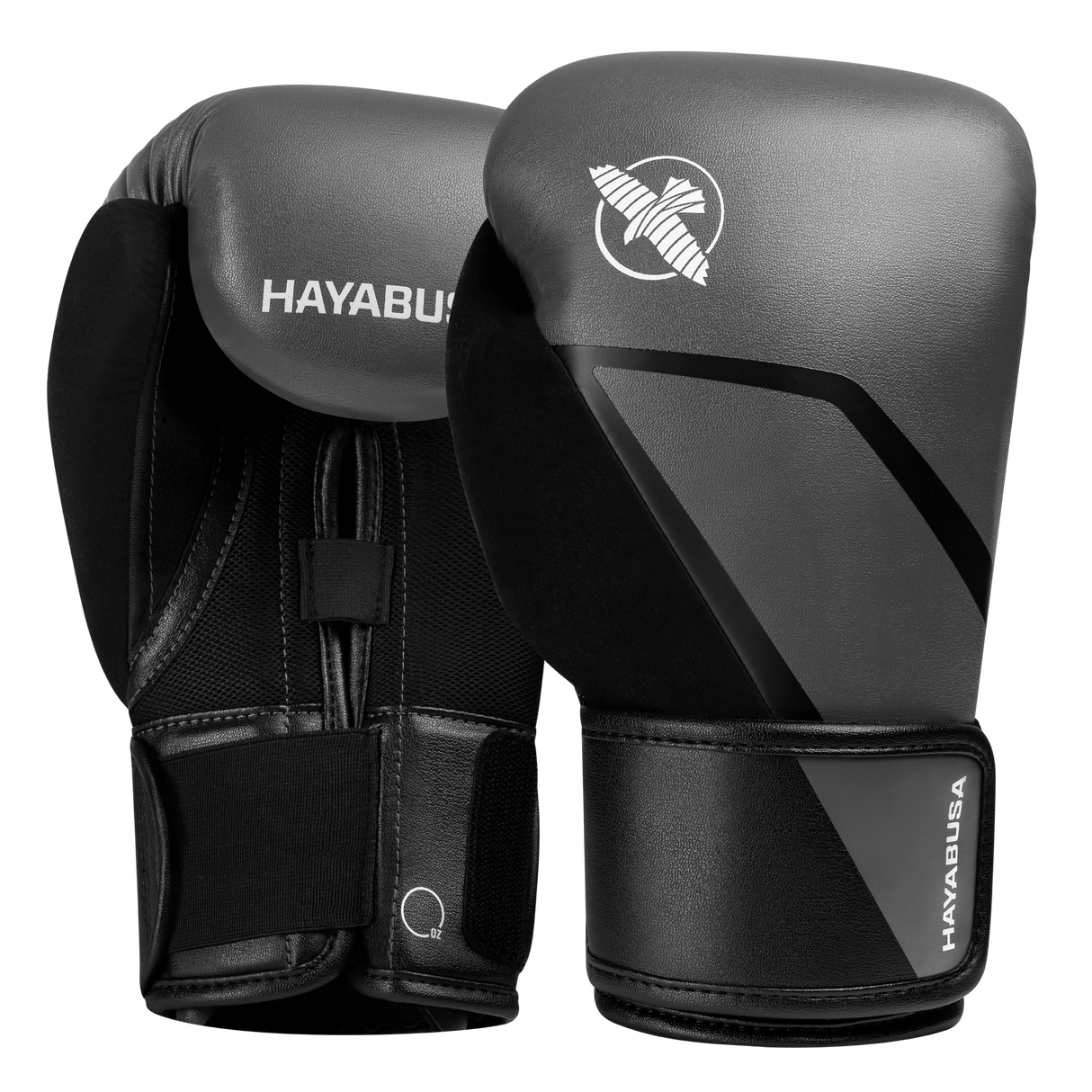 Hayabusa E1 Boxhandschuhe für Kinder - Grau/Schwarz