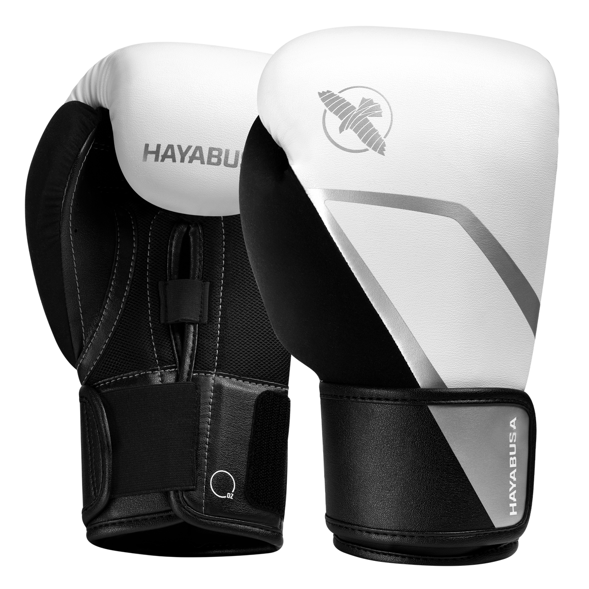 Hayabusa E1 Boxhandschuhe für Kinder - Weiß/Silber