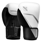 Hayabusa E1 Boxhandschuhe für Kinder - Weiß/Silber