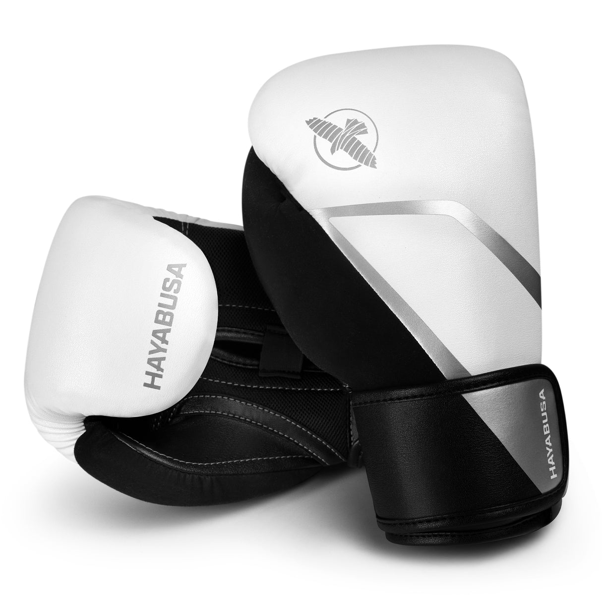 Hayabusa E1 Boxhandschuhe - Weiß/Silber