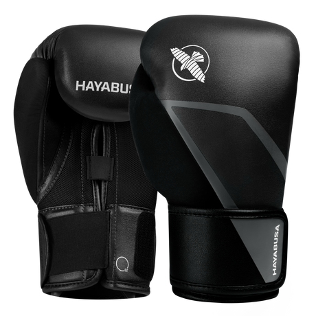 Hayabusa E1 Boxhandschuhe für Kinder - Schwarz/Grau