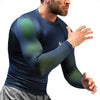 Hayabusa Fusion Langarm Rashguard - Blau/Grün
