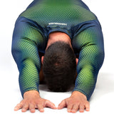 Hayabusa Fusion Langarm Rashguard - Blau/Grün