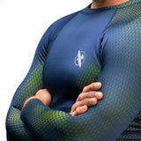 Hayabusa Fusion Langarm Rashguard - Blau/Grün