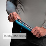 Hayabusa Fusion Langarm Rashguard - Grau / Aquablau