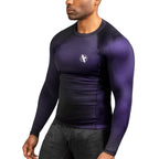 Hayabusa Fusion Langarm Rashguard - Schwarz / Lila