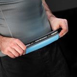 Hayabusa Fusion Kurzarm Rashguard - Grau / Aquablau