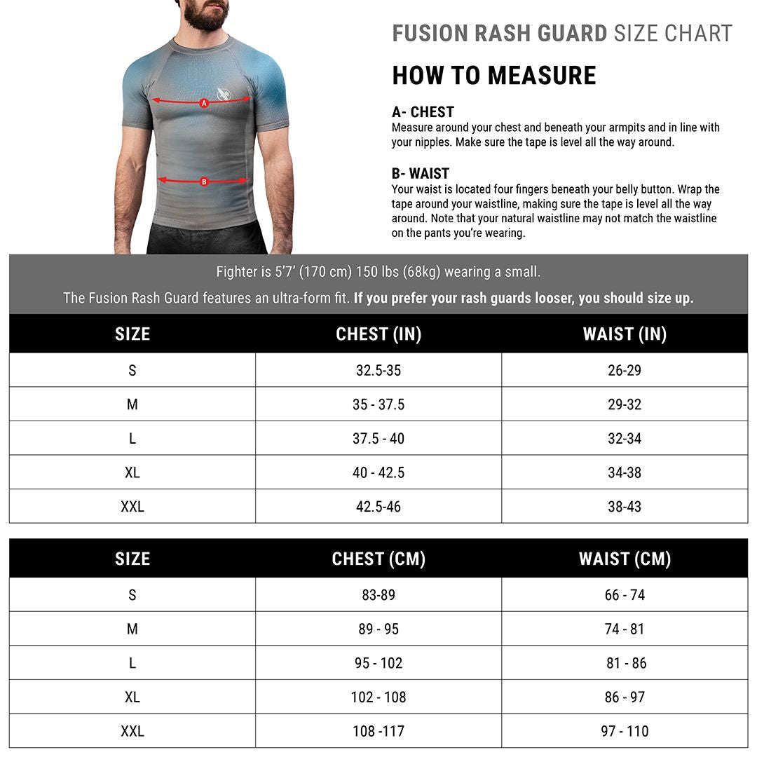 Hayabusa Fusion Kurzarm Rashguard - Schwarz / Lila