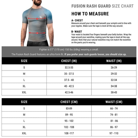 Hayabusa Fusion Kurzarm Rashguard - Schwarz / Lila