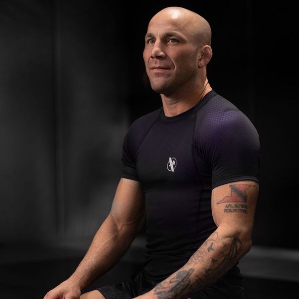 Hayabusa Fusion Kurzarm Rashguard - Schwarz / Lila