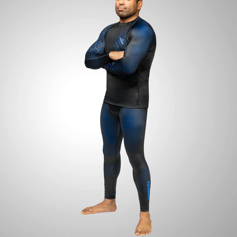 Hayabusa Geo Jiu Jitsu Spats - Schwarz / Blau