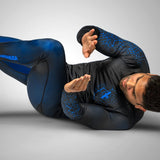 Hayabusa Geo Jiu Jitsu Spats - Schwarz / Blau