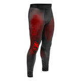 Hayabusa Geo Jiu Jitsu Spats - Schwarz / Rot