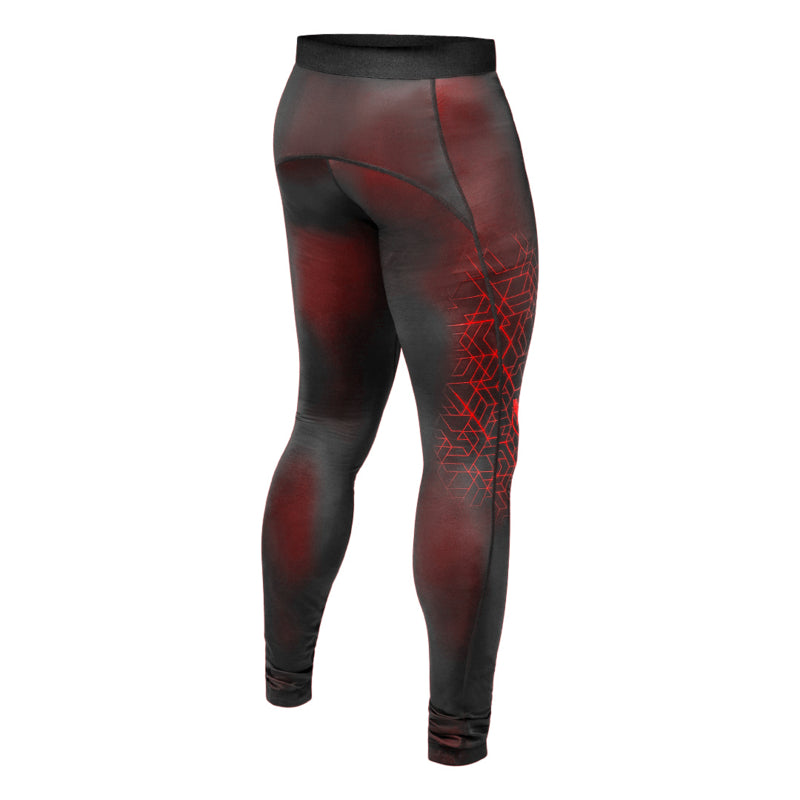 Hayabusa Geo Jiu Jitsu Spats - Schwarz / Rot