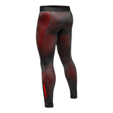 Hayabusa Geo Jiu Jitsu Spats - Schwarz / Rot