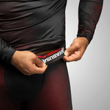 Hayabusa Geo Jiu Jitsu Spats - Schwarz / Rot