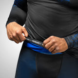 Hayabusa Geo Langarm Rashguard - Schwarz / Blau