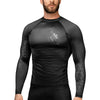 Hayabusa Geo Langarm Rashguard - Schwarz / Grau