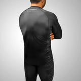 Hayabusa Geo Langarm Rashguard - Schwarz / Grau