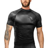 Hayabusa Geo Kurzarm Rashguard - Schwarz / Grau