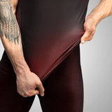 Hayabusa Geo Kurzarm Rashguard - Schwarz / Rot