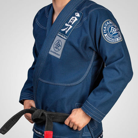 Hayabusa Goorudo 3 Gold Weave Jiu Jitsu Gi - Blau