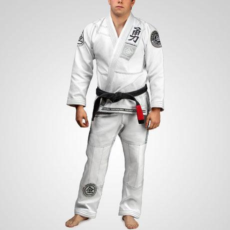 Hayabusa Goorudo 3 Gold Weave Jiu Jitsu Gi - Weiß