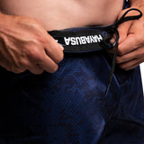 Hayabusa Hex Mid-Length Fight Shorts - Marineblau