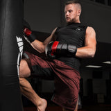 Hayabusa Hexagon Fight Shorts - Bordeaux Rot