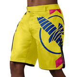 Hayabusa Icon Fight Shorts - Gelb / Blau