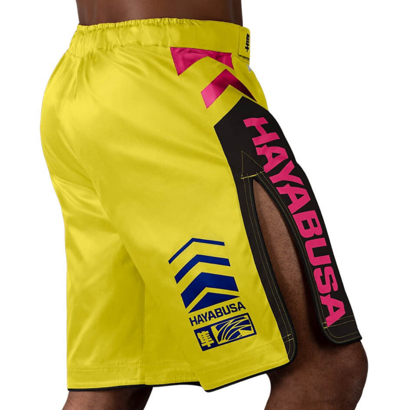 Hayabusa Icon Fight Shorts - Gelb / Blau