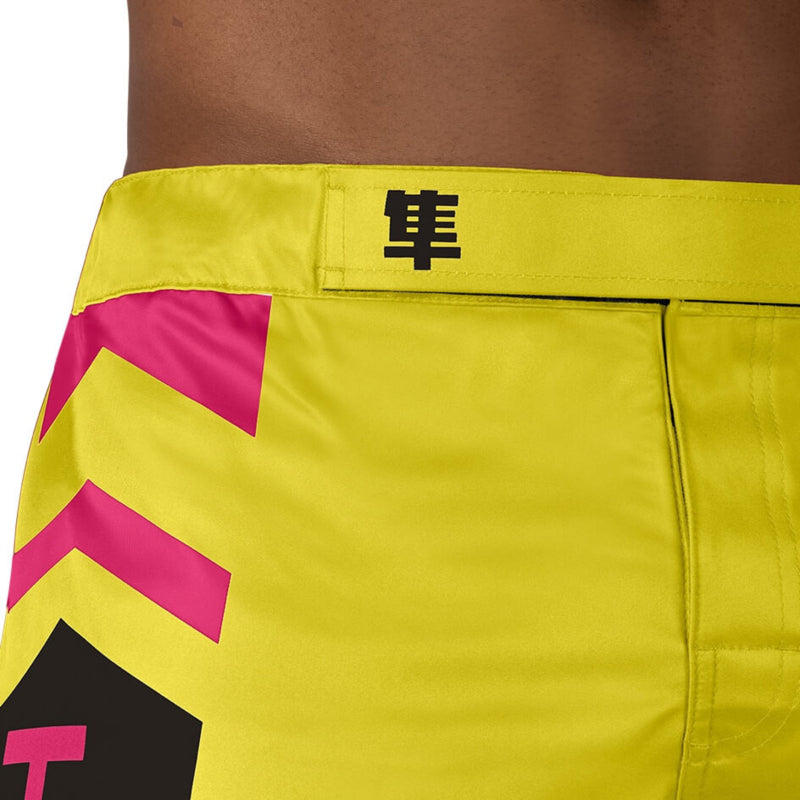 Hayabusa Icon Fight Shorts - Gelb / Blau