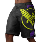 Hayabusa Icon Fight Shorts - Schwarz / Neon
