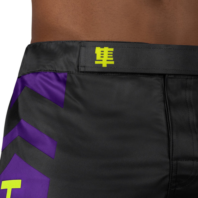 Hayabusa Icon Fight Shorts - Schwarz / Neon