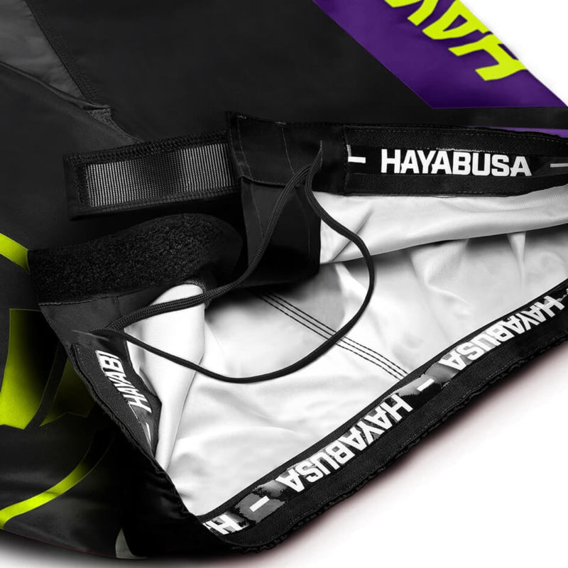 Hayabusa Icon Fight Shorts - Schwarz / Neon