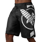 Hayabusa Icon Fight Shorts - Schwarz / Weiß