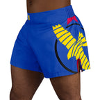 Hayabusa Icon Kickboxing Shorts - Blau / Gelb